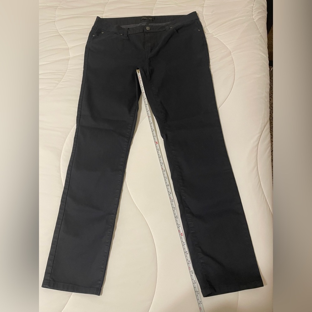 Prana Women's Jett Waxed Black Pants - 12